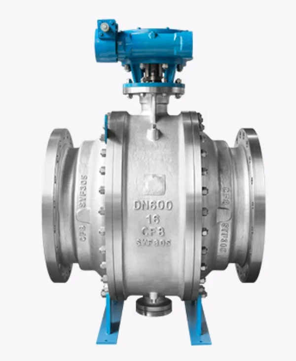 Stainless Steel Bevel Gear Trunnion Ball Valve